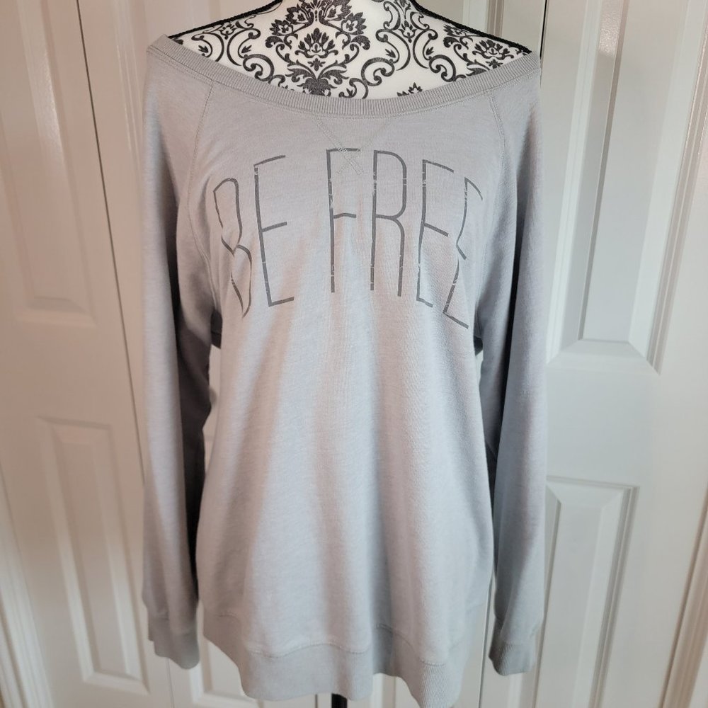 Slouchy Off Shoulder Sweatshirt